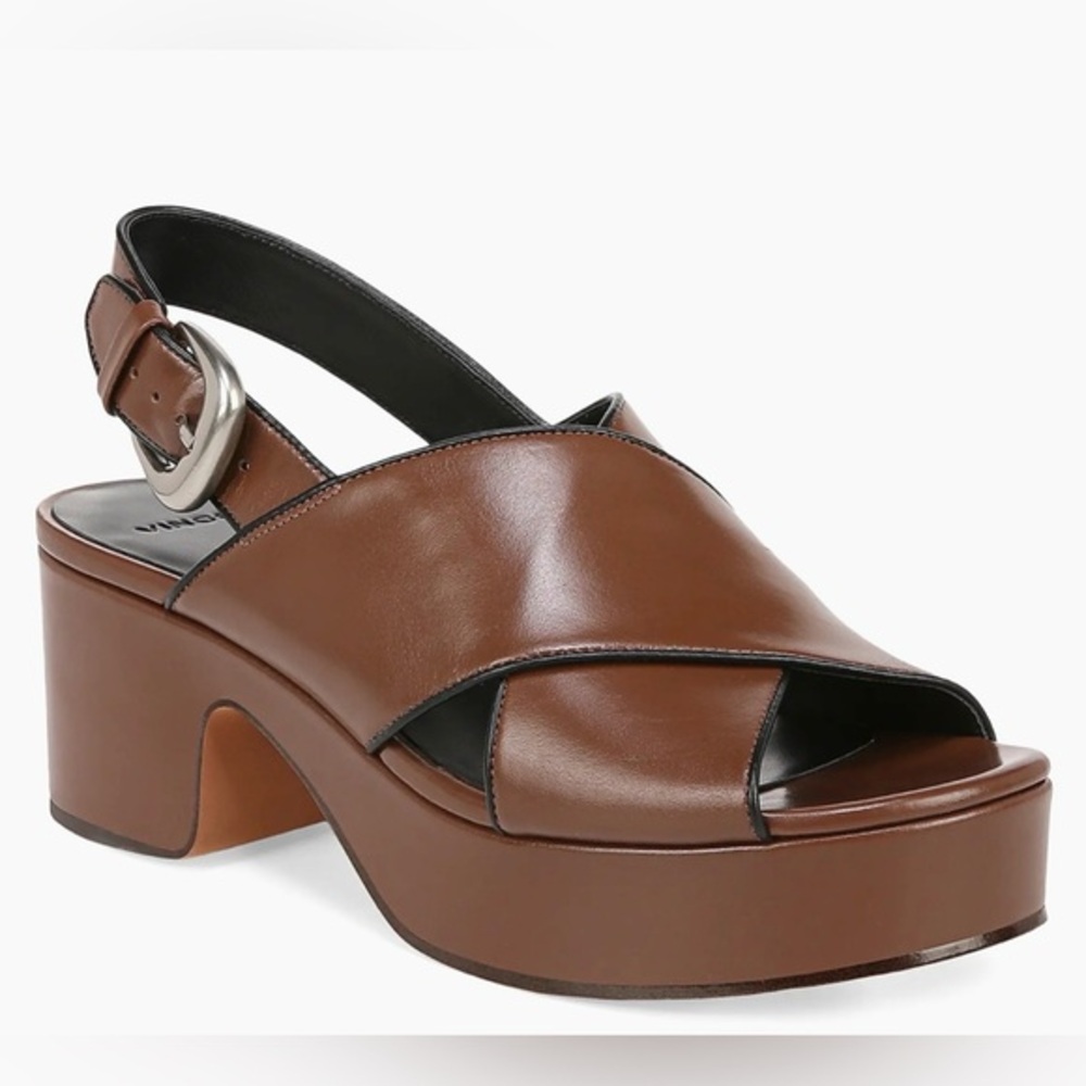 Vince Marlene 60MM Leather Platform Sandals